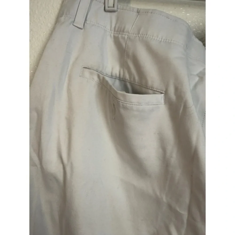PGA tour Golf Mens‎ Flat Front Performance Shorts white Size 38 AZ19 SU31 M1